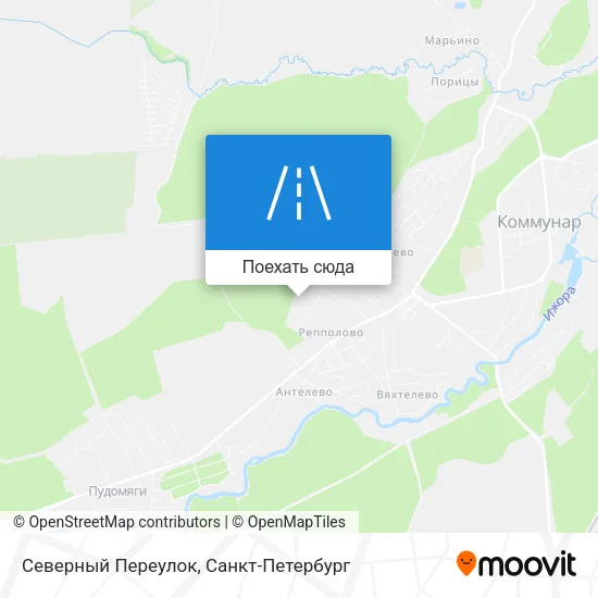 Карта Северный Переулок