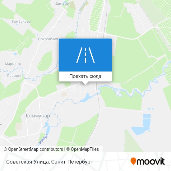 Карта Советская Улица