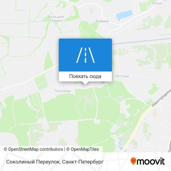 Карта Соколиный Переулок
