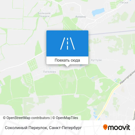 Карта Соколиный Переулок