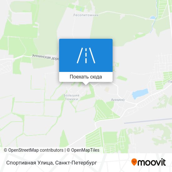 Карта Спортивная Улица