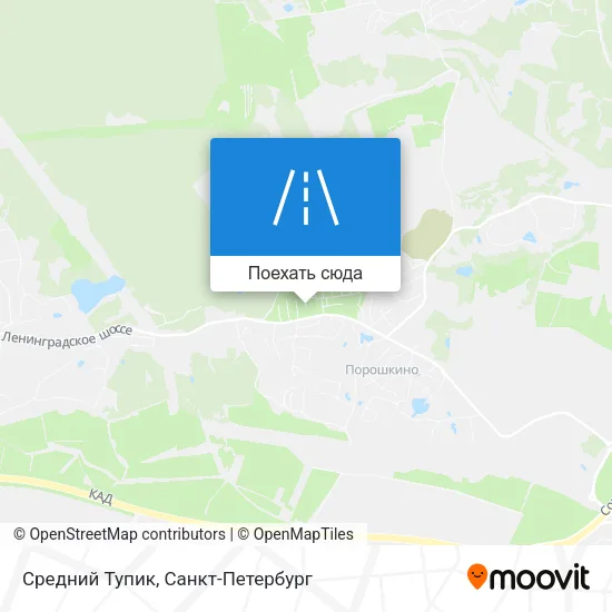 Карта Средний Тупик