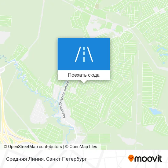 Карта Средняя Линия