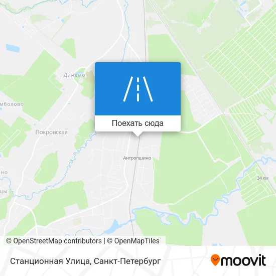 Карта Станционная Улица