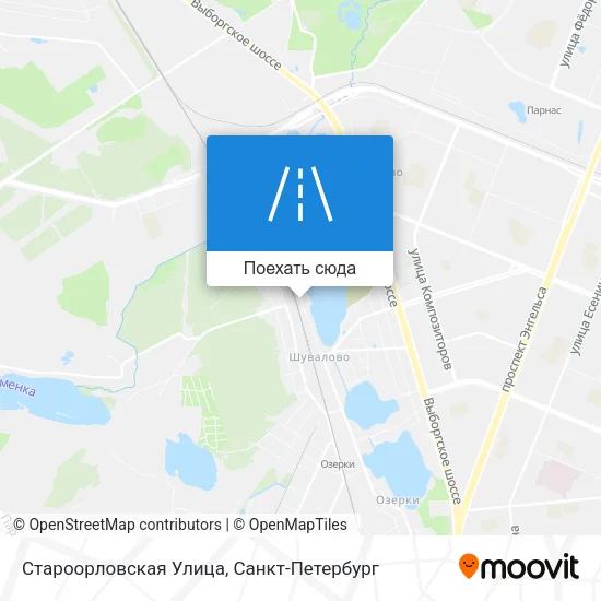 Карта Староорловская Улица