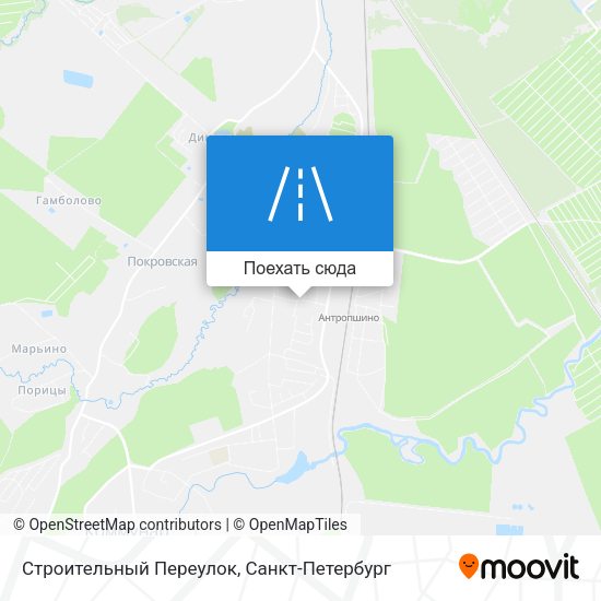 Карта Строительный Переулок