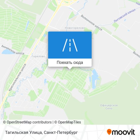 Карта Тагильская Улица