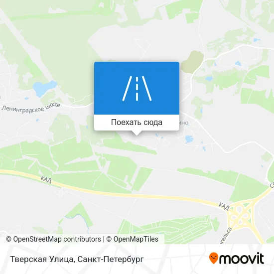 Карта Тверская Улица