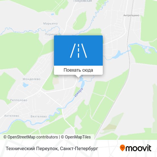 Карта Технический Переулок