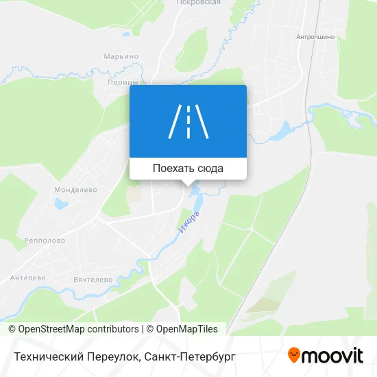 Карта Технический Переулок