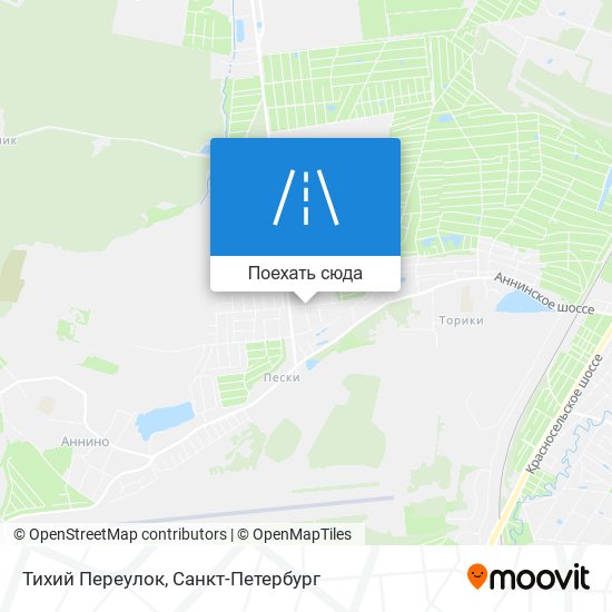 Карта Тихий Переулок