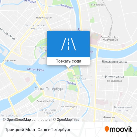 Карта Троицкий Мост