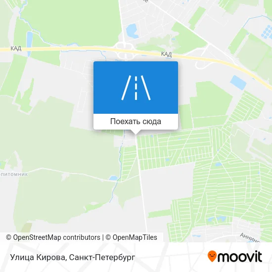 Карта Улица Кирова