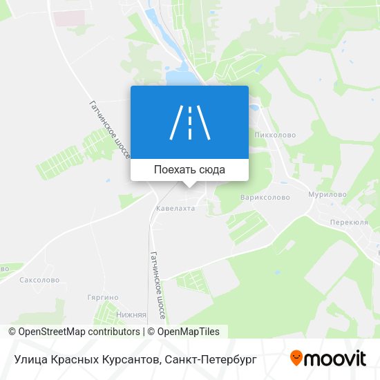 Карта Улица Красных Курсантов
