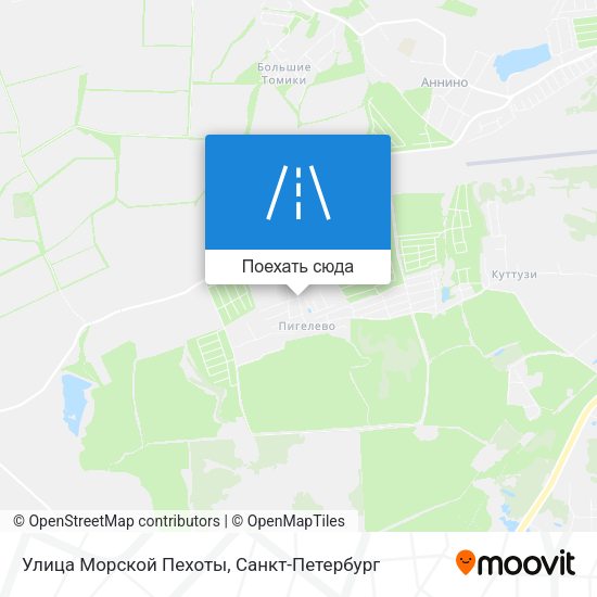 Карта Улица Морской Пехоты