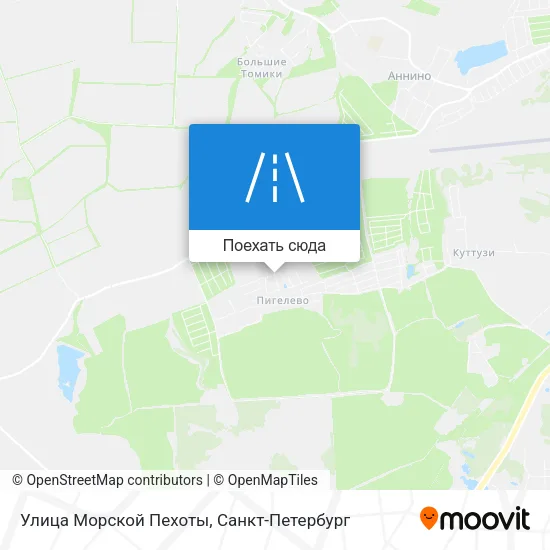 Карта Улица Морской Пехоты