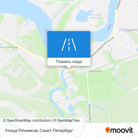 Карта Улица Речников
