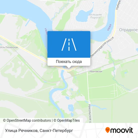Карта Улица Речников