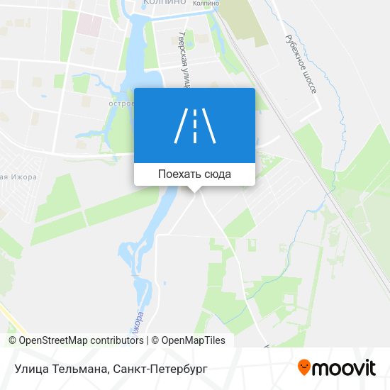 Карта Улица Тельмана