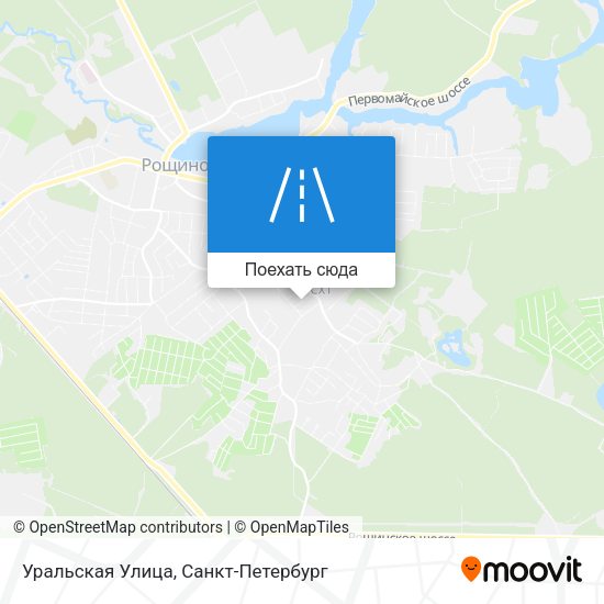 Карта Уральская Улица