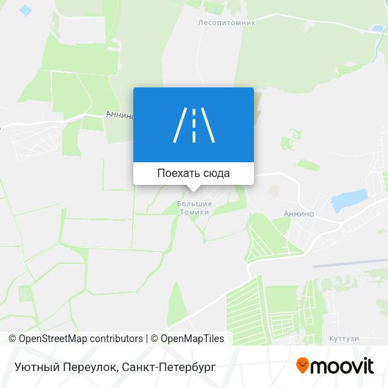 Карта Уютный Переулок