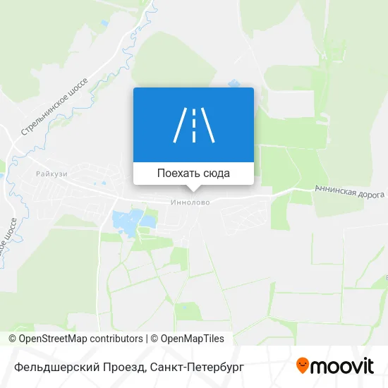 Карта Фельдшерский Проезд