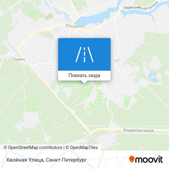 Карта Хвойная Улица
