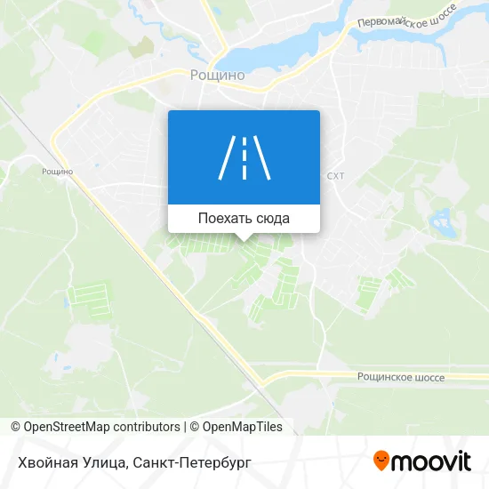 Карта Хвойная Улица