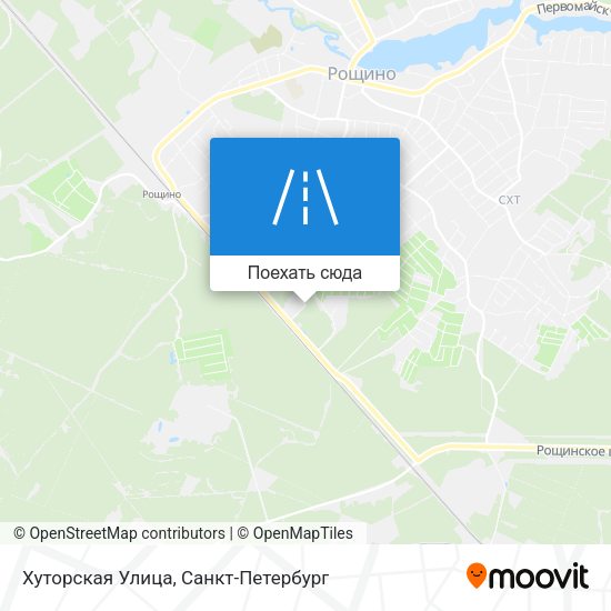 Карта Хуторская Улица