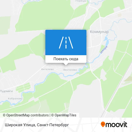 Карта Широкая Улица