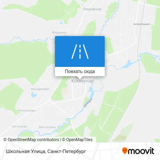 Карта Школьная Улица