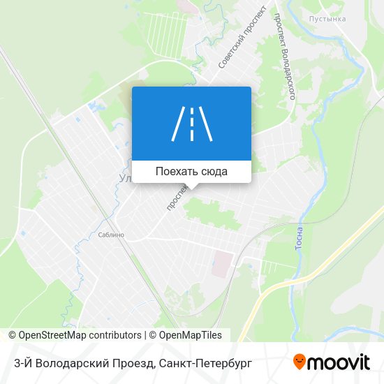Карта 3-Й Володарский Проезд