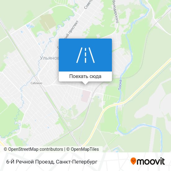 Карта 6-Й Речной Проезд