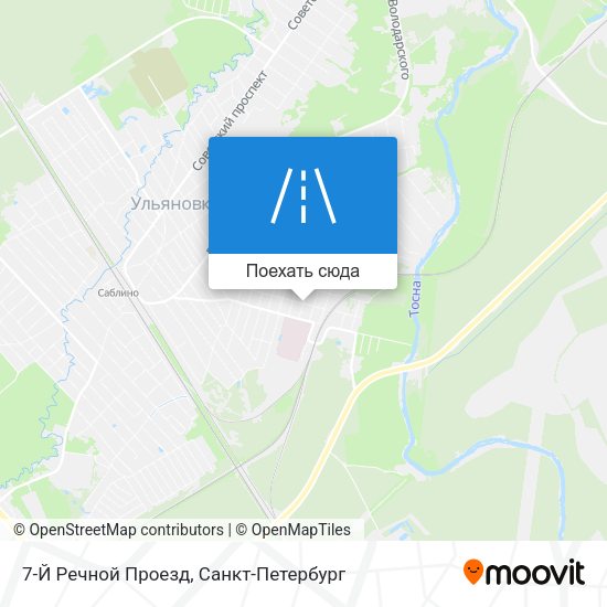 Карта 7-Й Речной Проезд