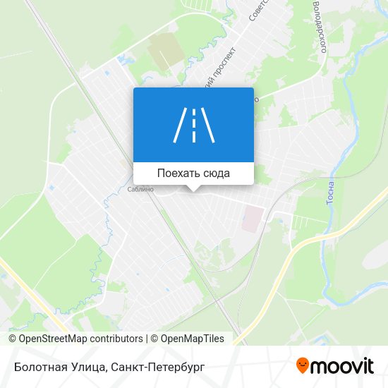 Карта Болотная Улица