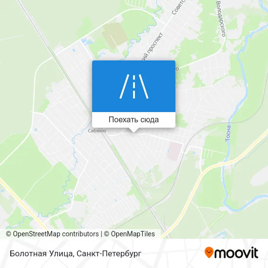 Карта Болотная Улица
