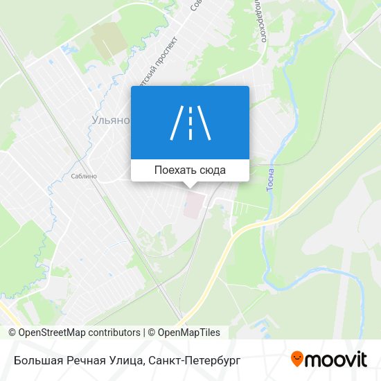 Карта Большая Речная Улица