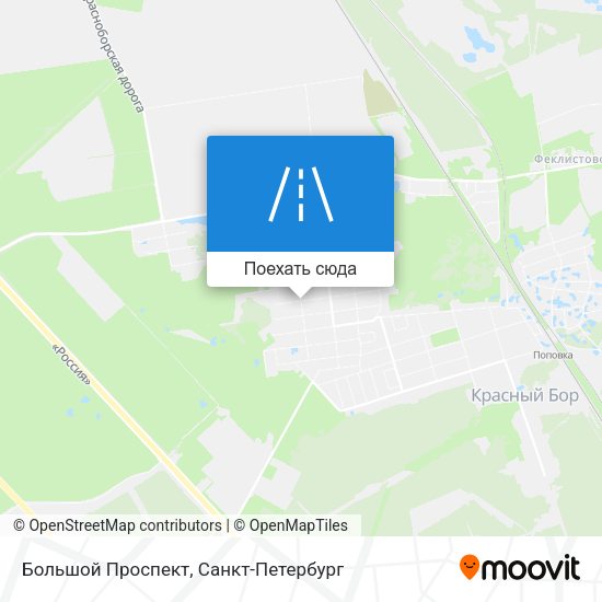 Карта Большой Проспект