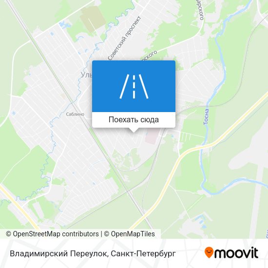 Карта Владимирский Переулок