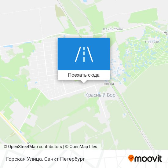 Карта Горская Улица