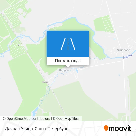 Карта Дачная Улица