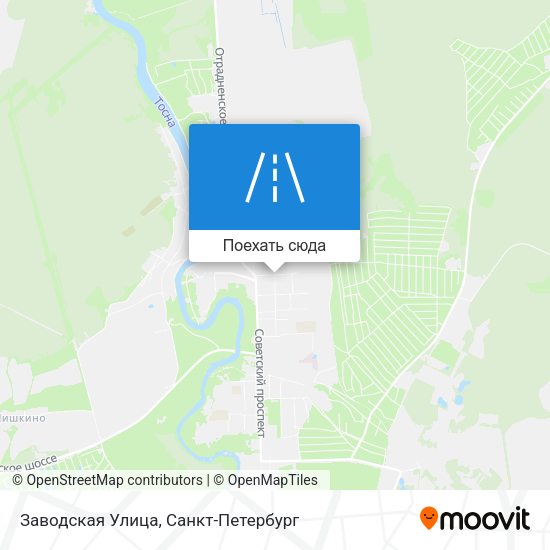 Карта Заводская Улица