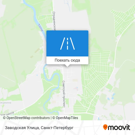 Карта Заводская Улица