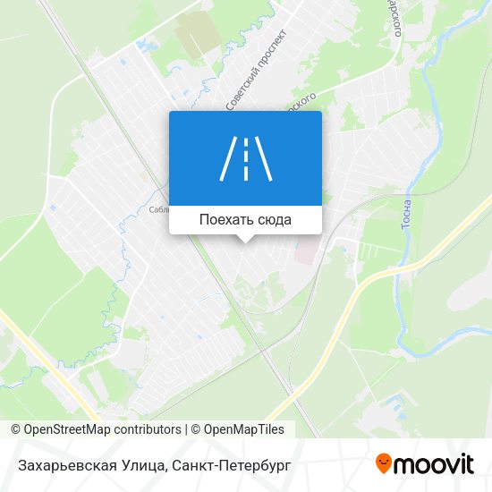 Карта Захарьевская Улица