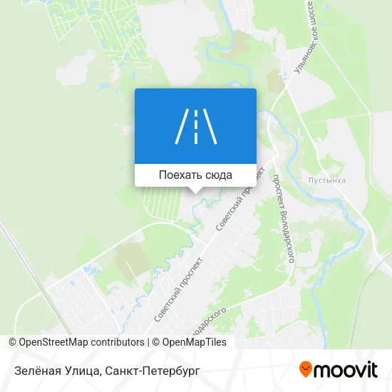 Карта Зелёная Улица