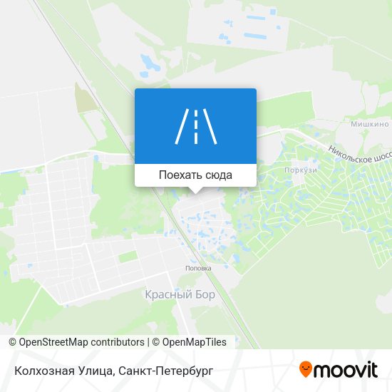 Карта Колхозная Улица