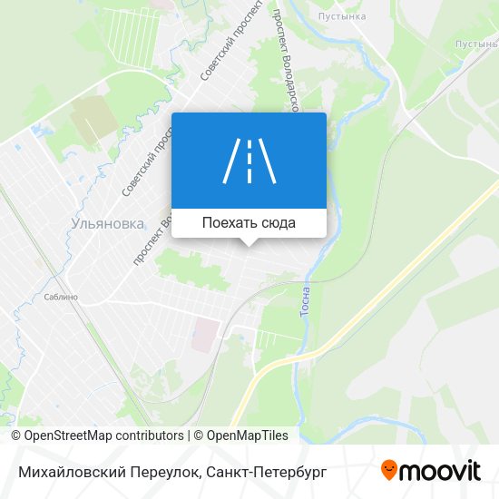 Карта Михайловский Переулок