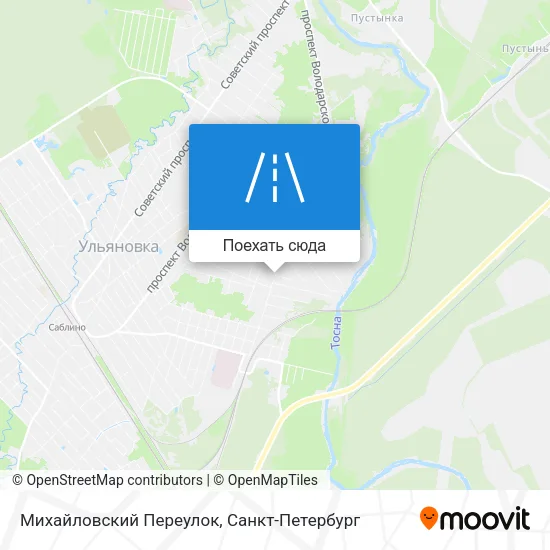 Карта Михайловский Переулок