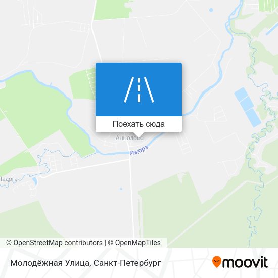 Карта Молодёжная Улица