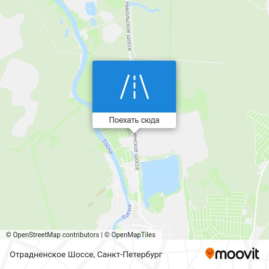 Карта Отрадненское Шоссе